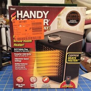 Handy Heater with Copper Infused Technology
